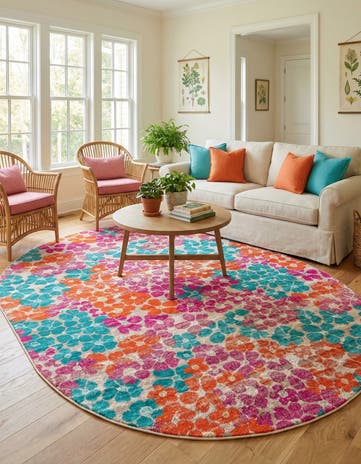 Azalea Oval Rug
