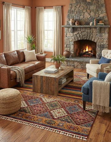 5' x 6' 8 Hand Knotted Ariana Ziegler Wool Rug
