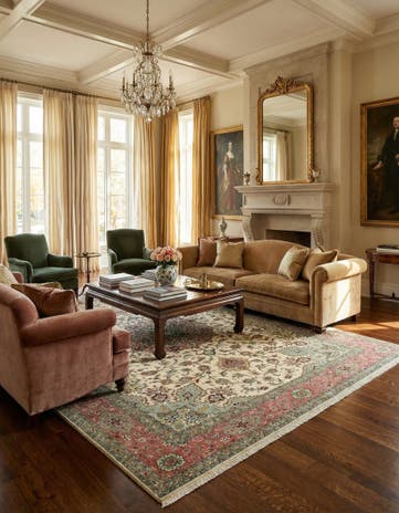 8' 2 x 11' 7 Hand Knotted Tabriz Persian Rug