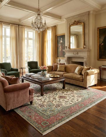 8' 2 x 11' 7 Hand Knotted Tabriz Persian Rug