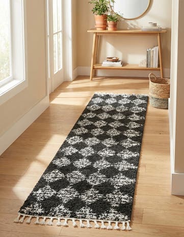 2' 7 x 12' Serenity Shag Runner Rug