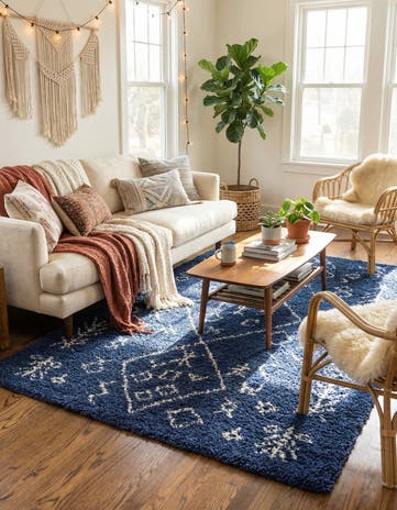 5' x 8' Moroccan Shag Rug