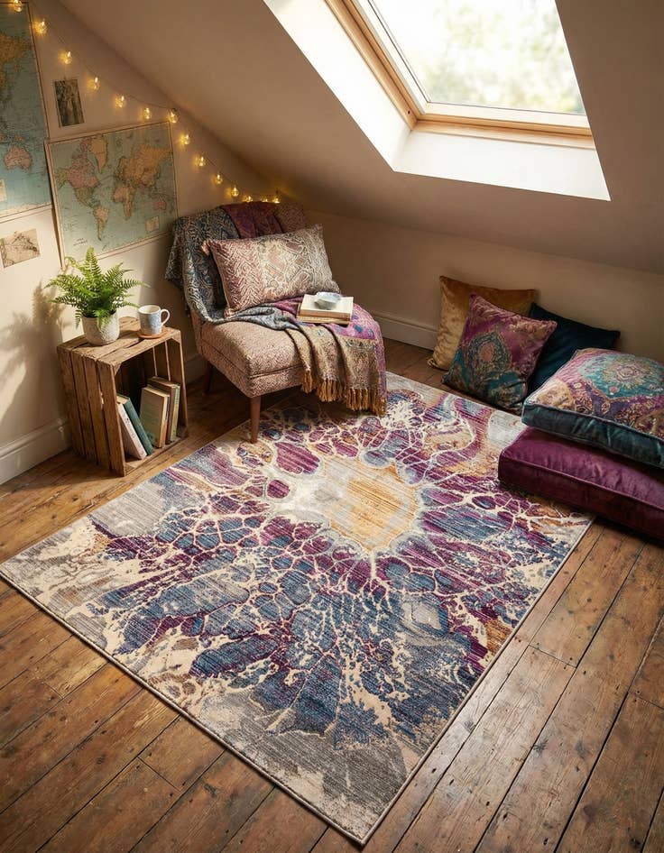 Detail image of  4' x 5' 10 Deepa Rug