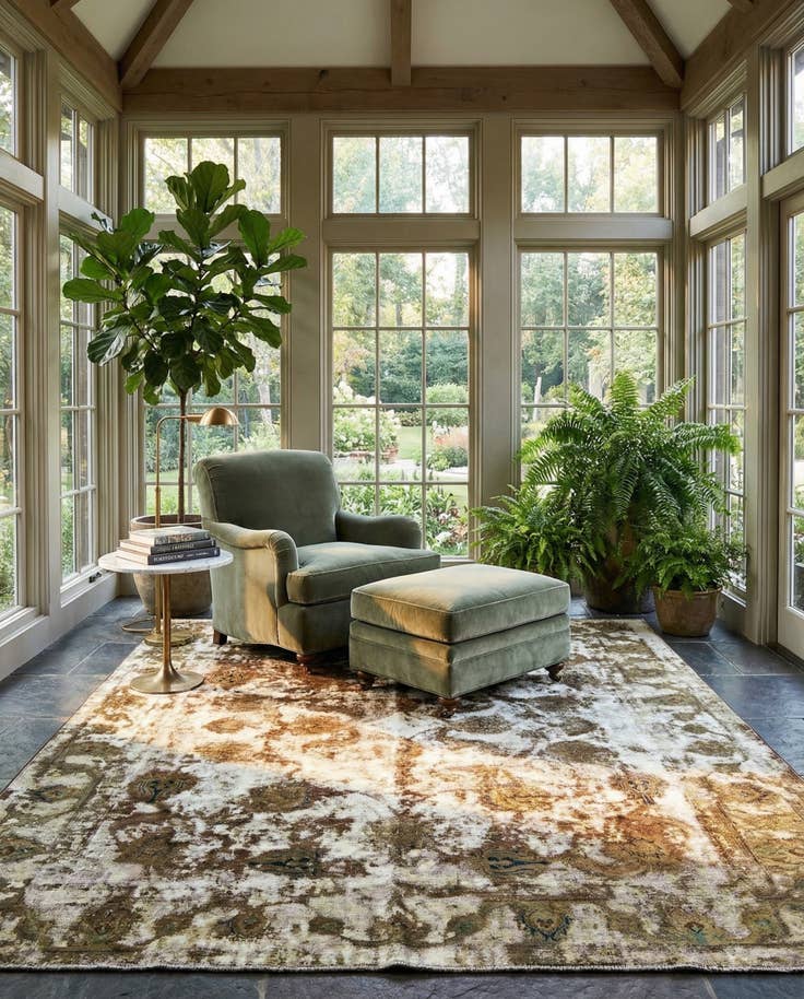 Detail image of 9' 10 x 10' 11 Vintage Royal Rug