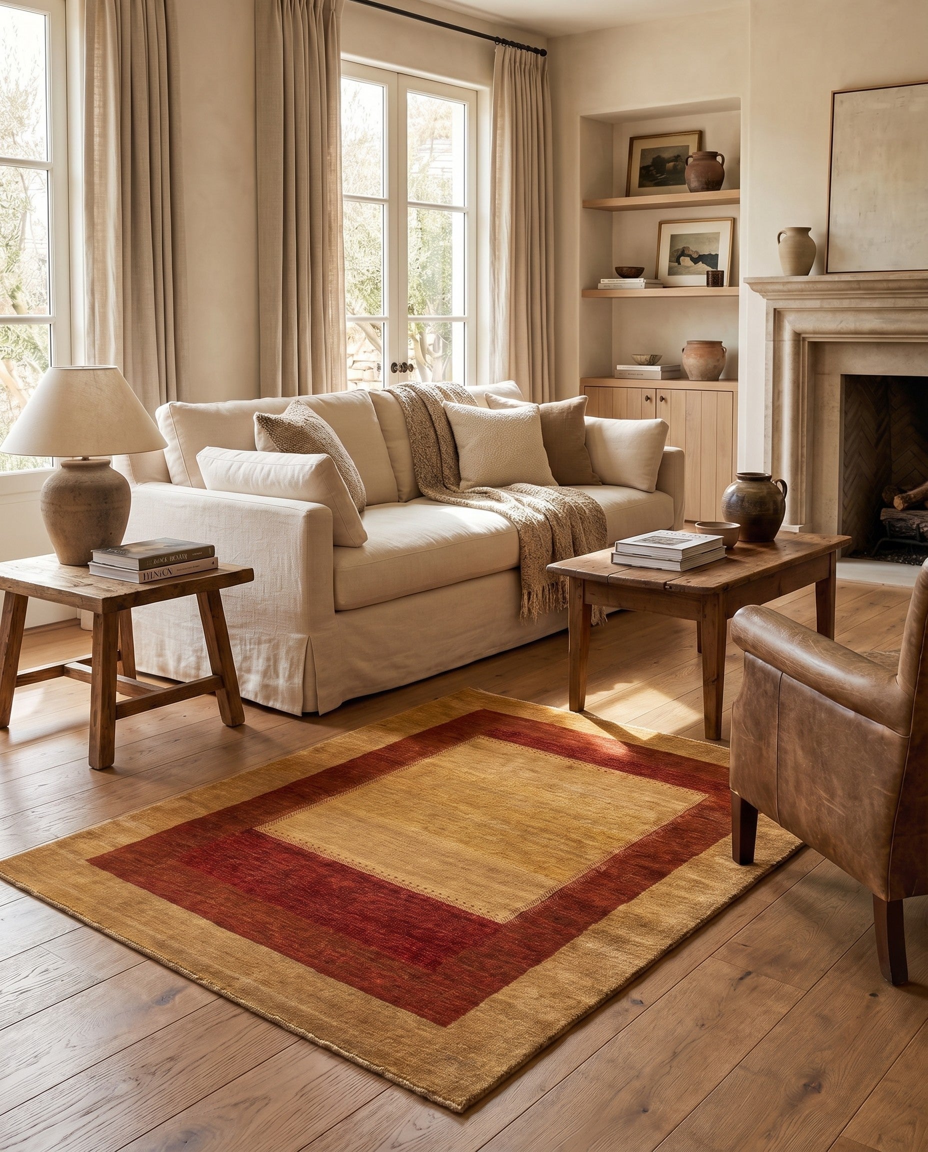 3' 11 x 6' 2 Gabbeh Rug