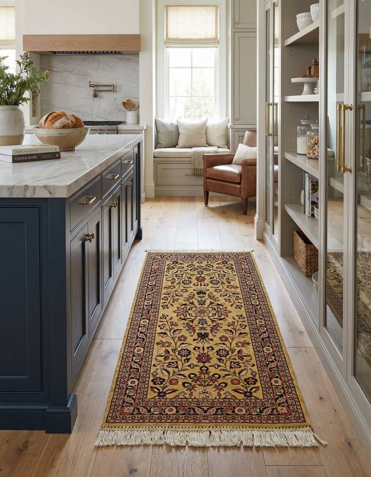 Detail image of  2' 5 x 4' 8 Sarouk Runner Rug