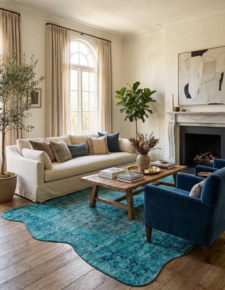 Detail image of 9' 2 x 12' 3  Hand Knotted Ultra Vintage Persian Wool Rug