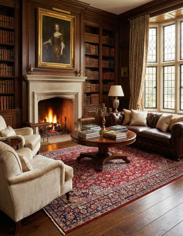 8' 10 x 12' 9 Hand Knotted Isfahan Persian Wool Rug