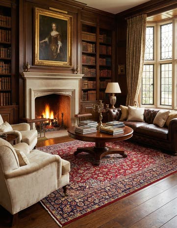 8' 10 x 12' 9 Hand Knotted Isfahan Persian Wool Rug