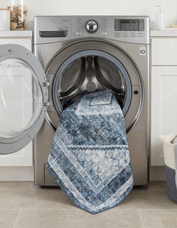 Detail image of  5' 3 x 5' 3 Kamala Washable Square Rug