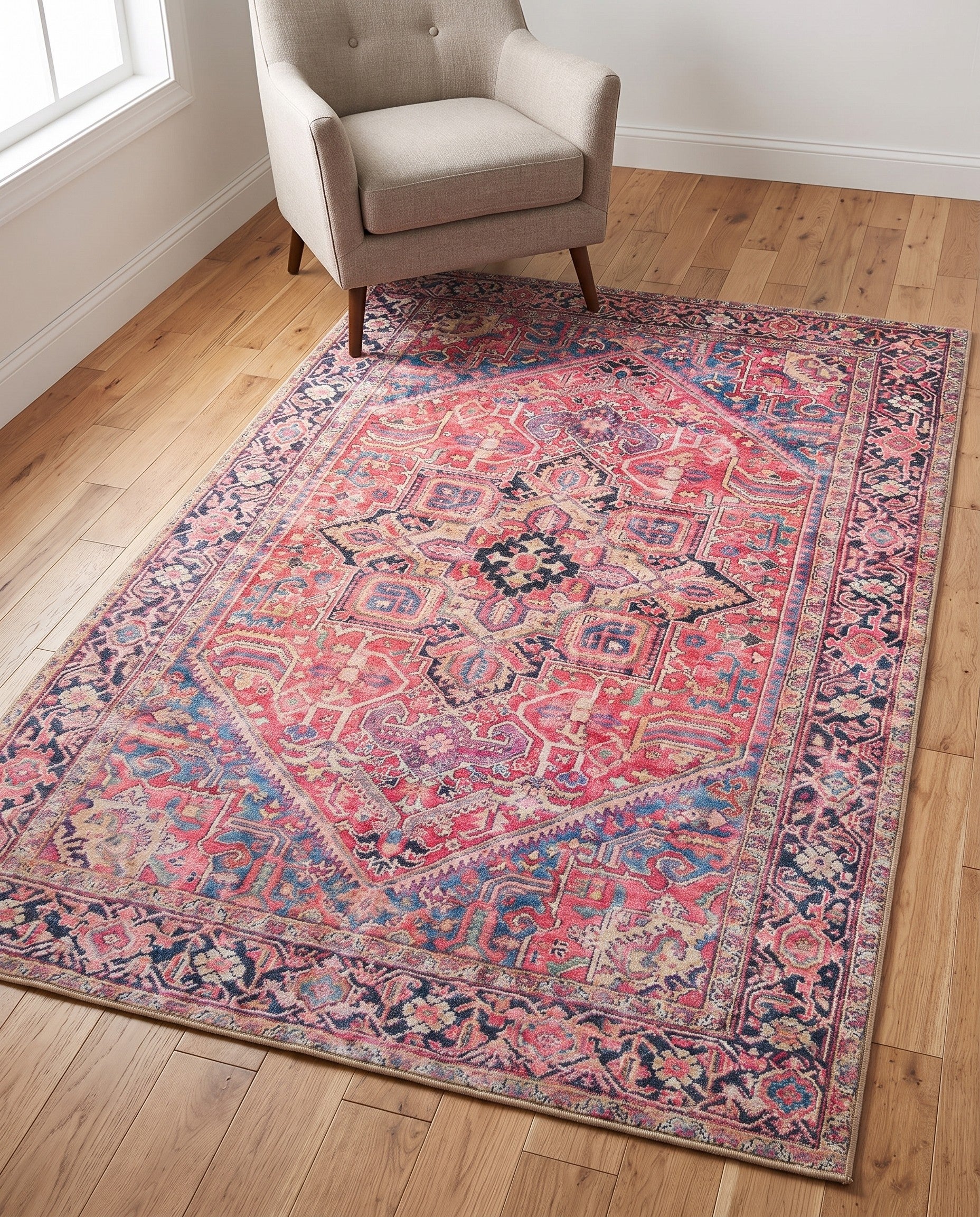 4' x 6' Washable Timeless Rug