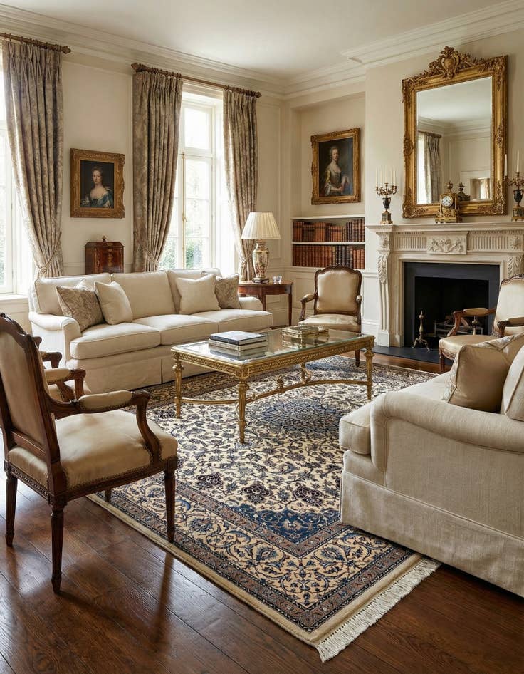 Detail image of 6' 7 x 9' 5 Nain Rug