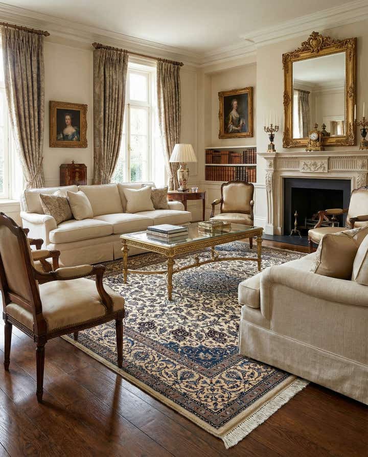 6' 7 x 9' 5 Nain Rug