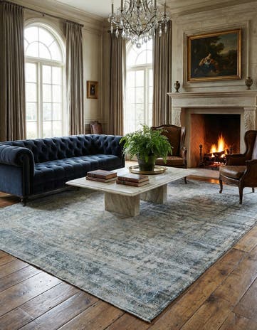 9' 6 x 12' 6 Vintage Royal Wool Rug