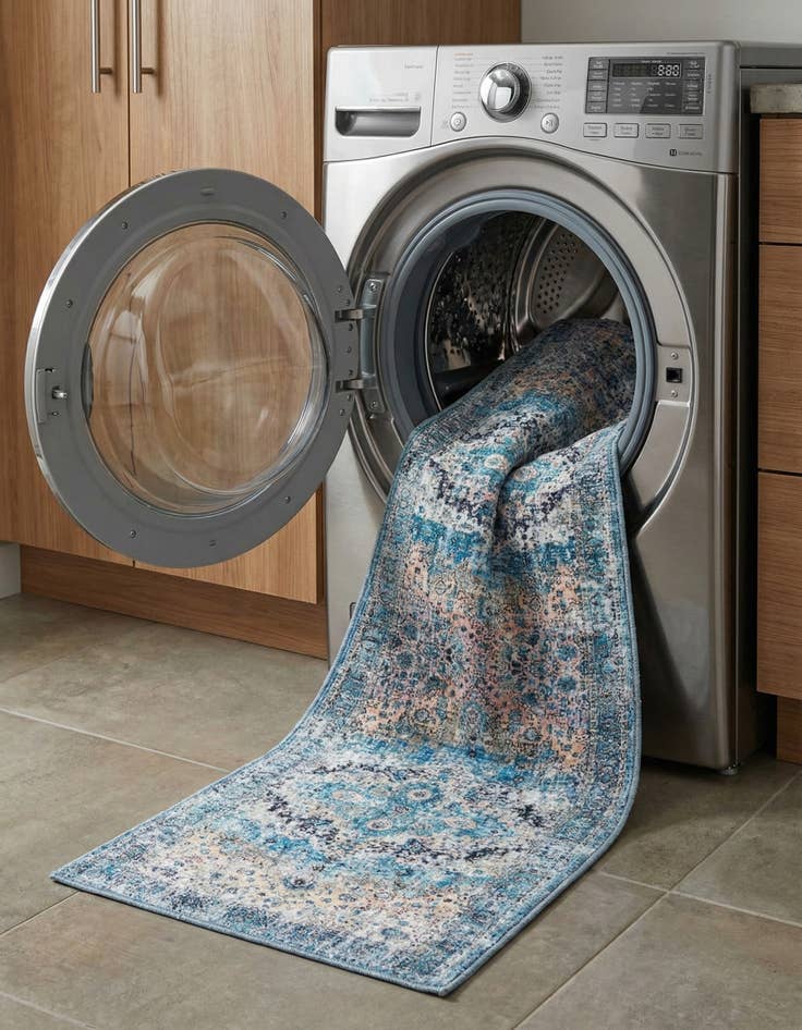 Detail image of 2' 7 x 13'  Washable Mangata Runner Rug