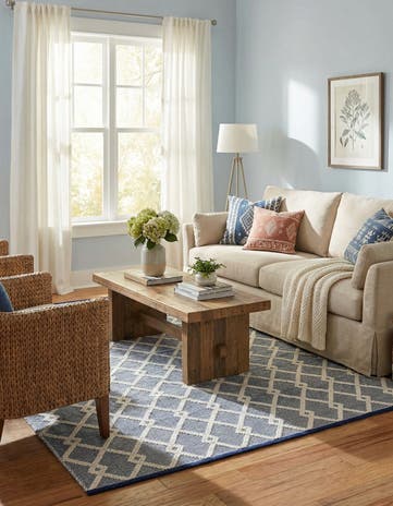 8' x 8' Hand Knotted Jill Zarin Dorset Square Rug