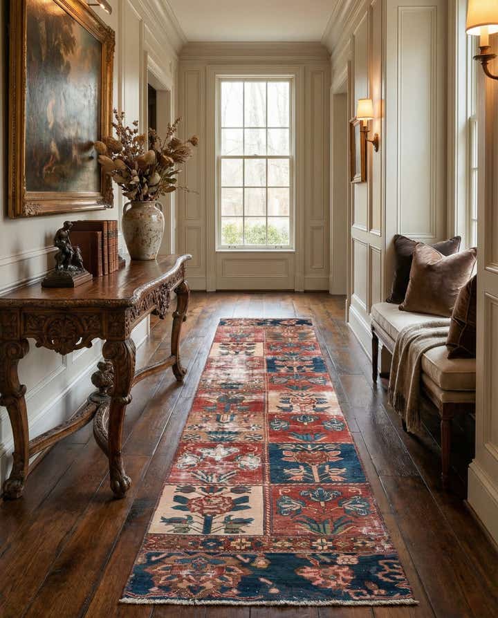 2' 8 x 12' Hand Knotted Ultra Vintage Persian Wool Runner Rug