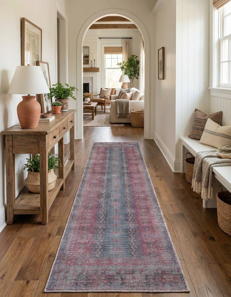 Detail image of 2' 7 x 14'  Washable Sisu Runner Rug