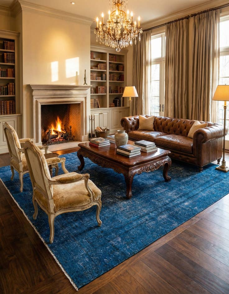 Detail image of 8' 8 x 12' 1 Vintage Royal Wool Rug