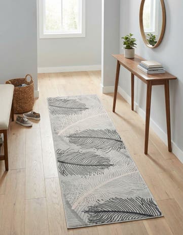 Gray Finsbury Runner Rug