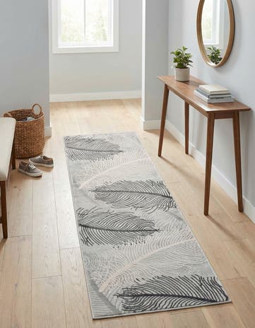 Gray Finsbury Runner Rug