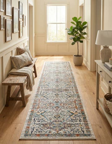 Ivory Lola Runner Rug