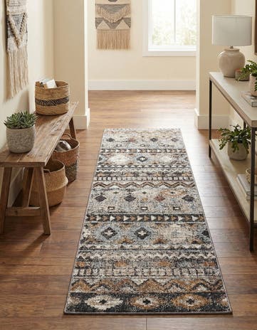 2' x 6' Eco Southwestern Runner Rug