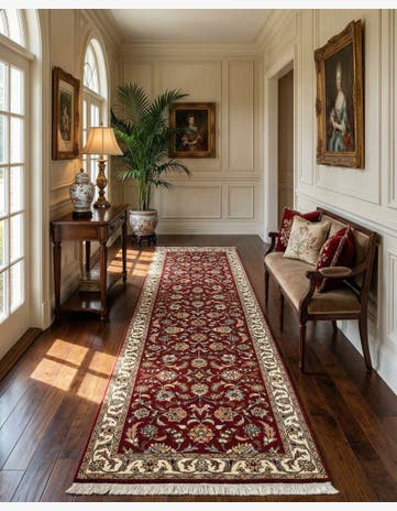 2' 8 x 9' 10 Tabriz Wool Runner Rug