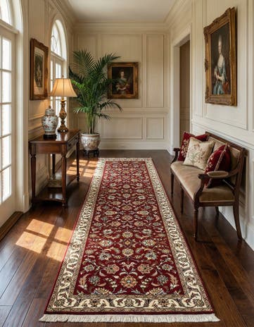 2' 8 x 9' 10 Tabriz Wool Runner Rug