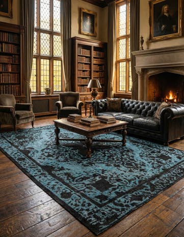9' 9 x 12' 7 Hand Knotted Ultra Vintage Persian Wool Rug