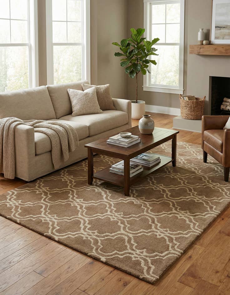 Detail image of 5' x 8' Luna Wool Rug