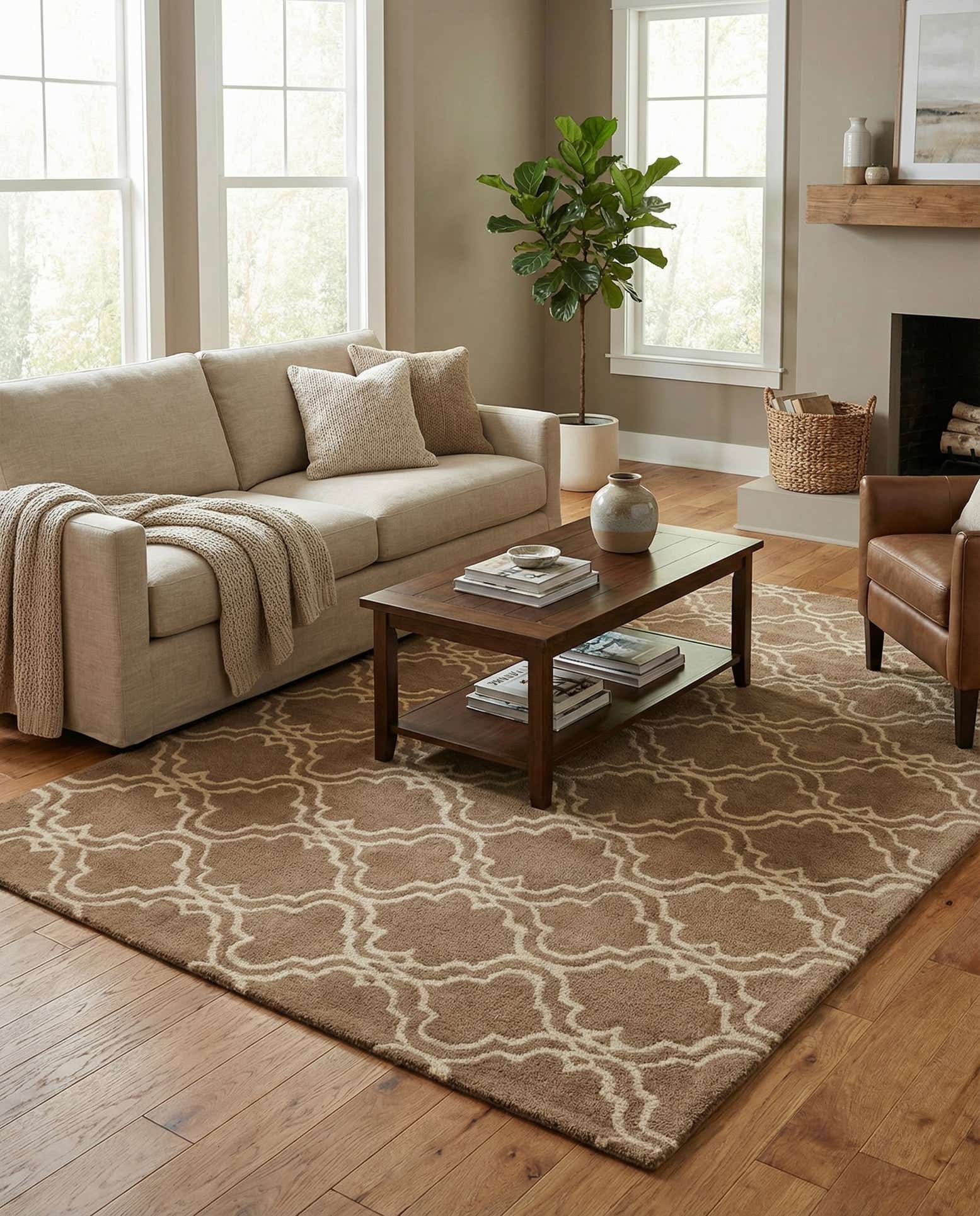 5' x 8' Luna Wool Rug