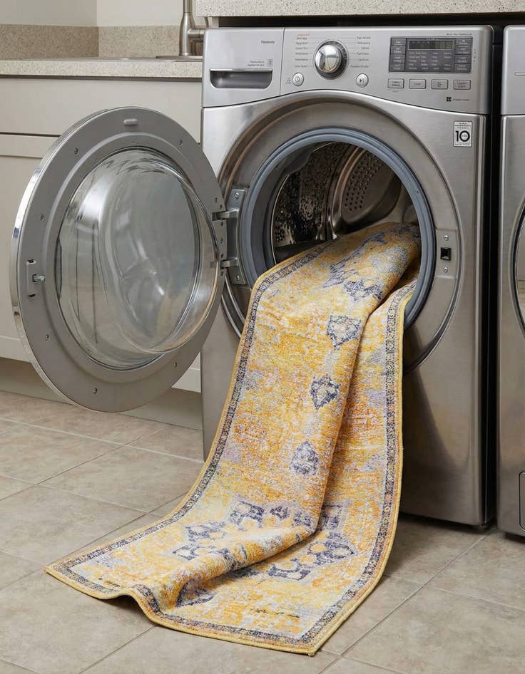 Detail image of 2' x 13'  Washable Renaissance Runner Rug