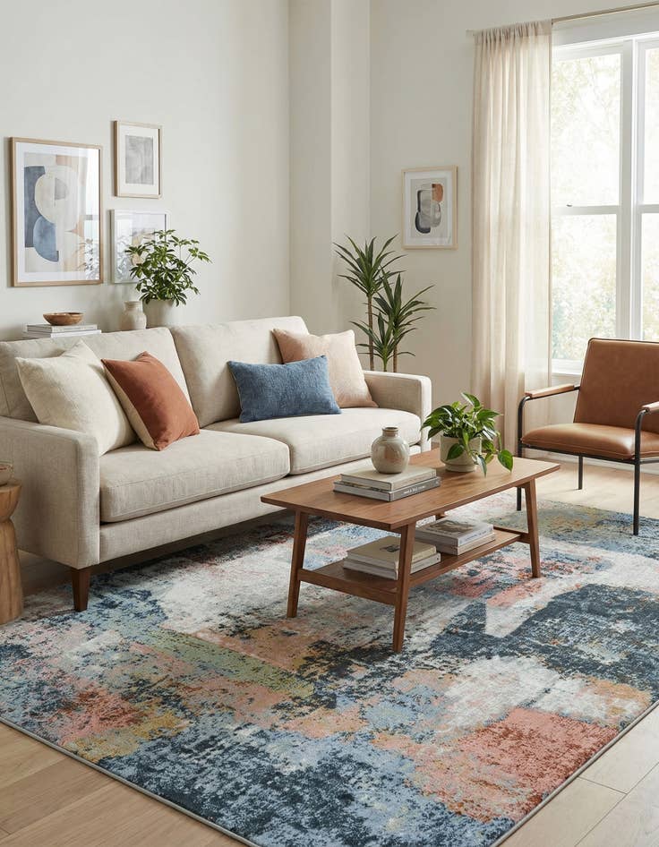 Detail image of 6' x 9' Kamala Washable Rug