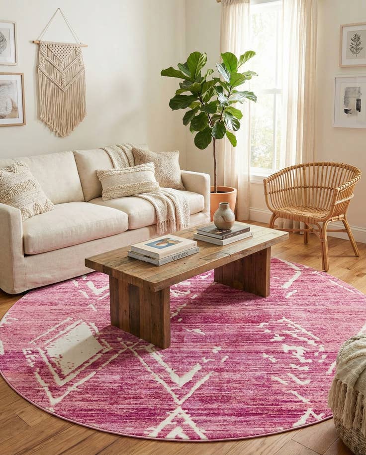 Detail image of Jill Zarin 7' 10 x 7' 10 Uptown Carnegie Hill Round Rug