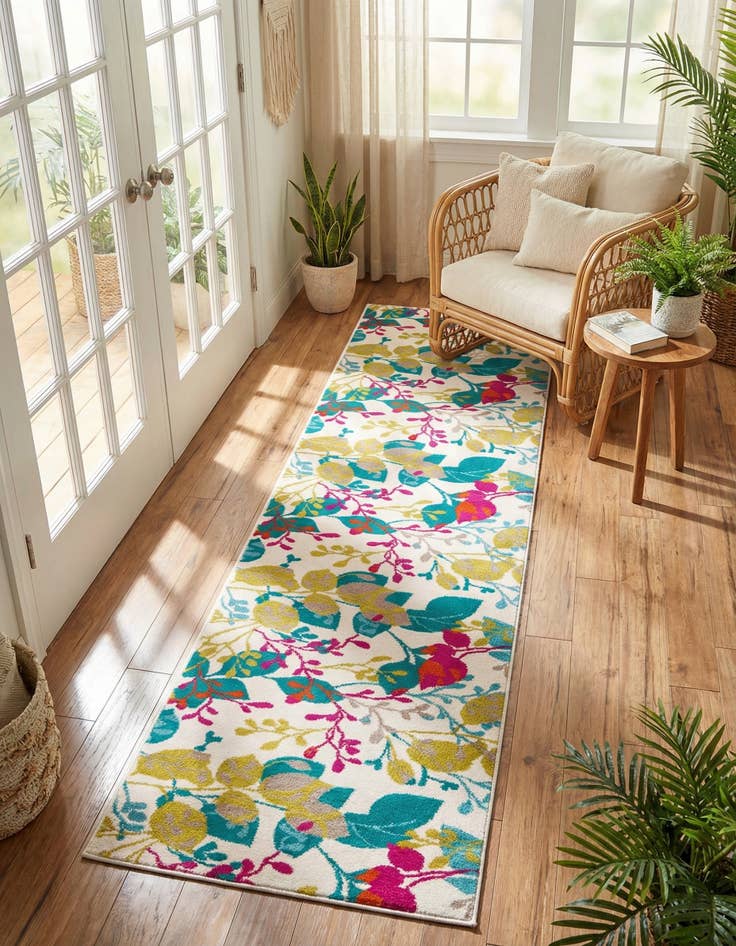 Detail image of  3' x 12' Azalea Runner Rug