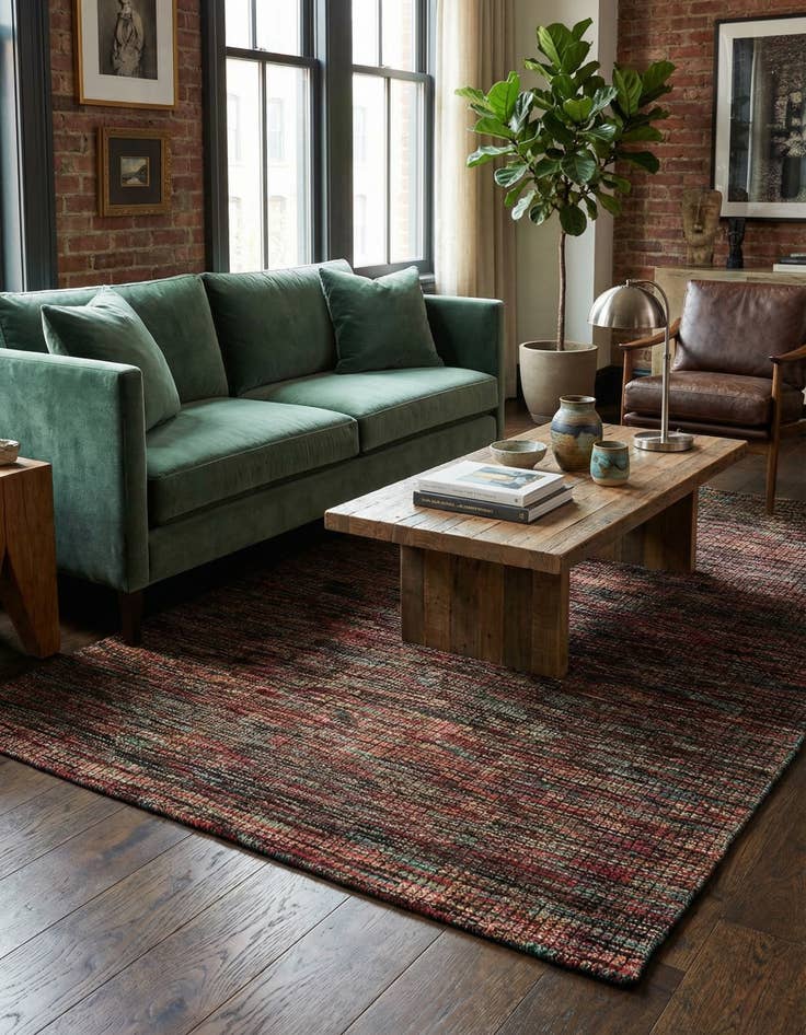 Detail image of 5' 3 x 8' 2  Hand Knotted Darya Wool Rug