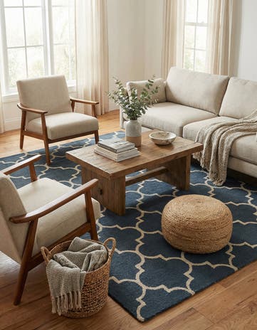 5' x 8' Luna Wool Rug