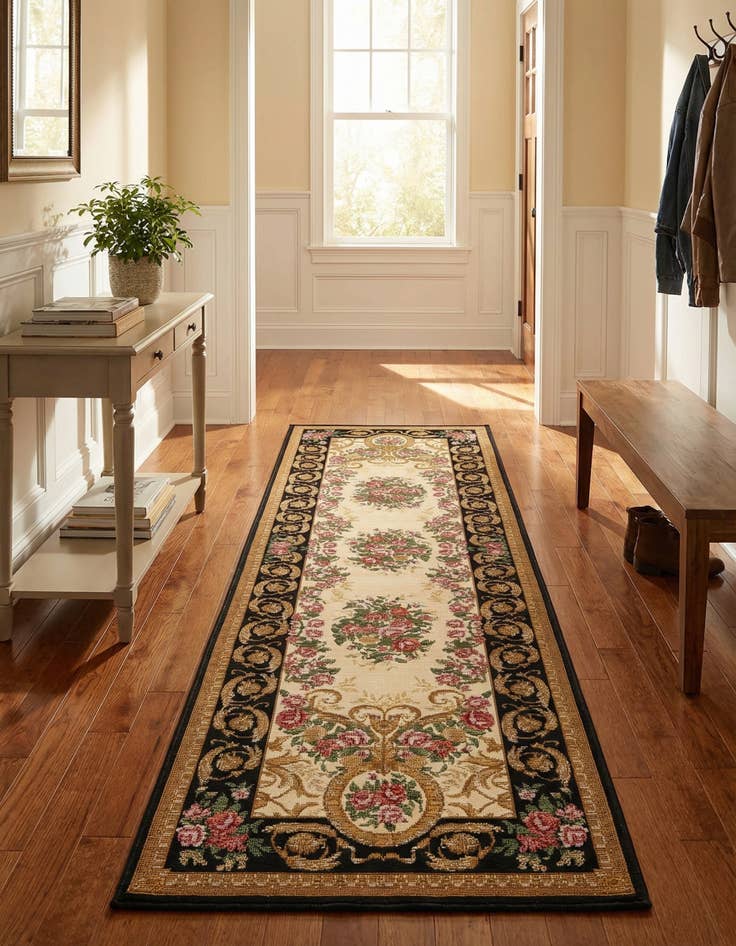 Detail image of  2' x 8'  Washable Traditional Indoor / Outdoor Runner Rug