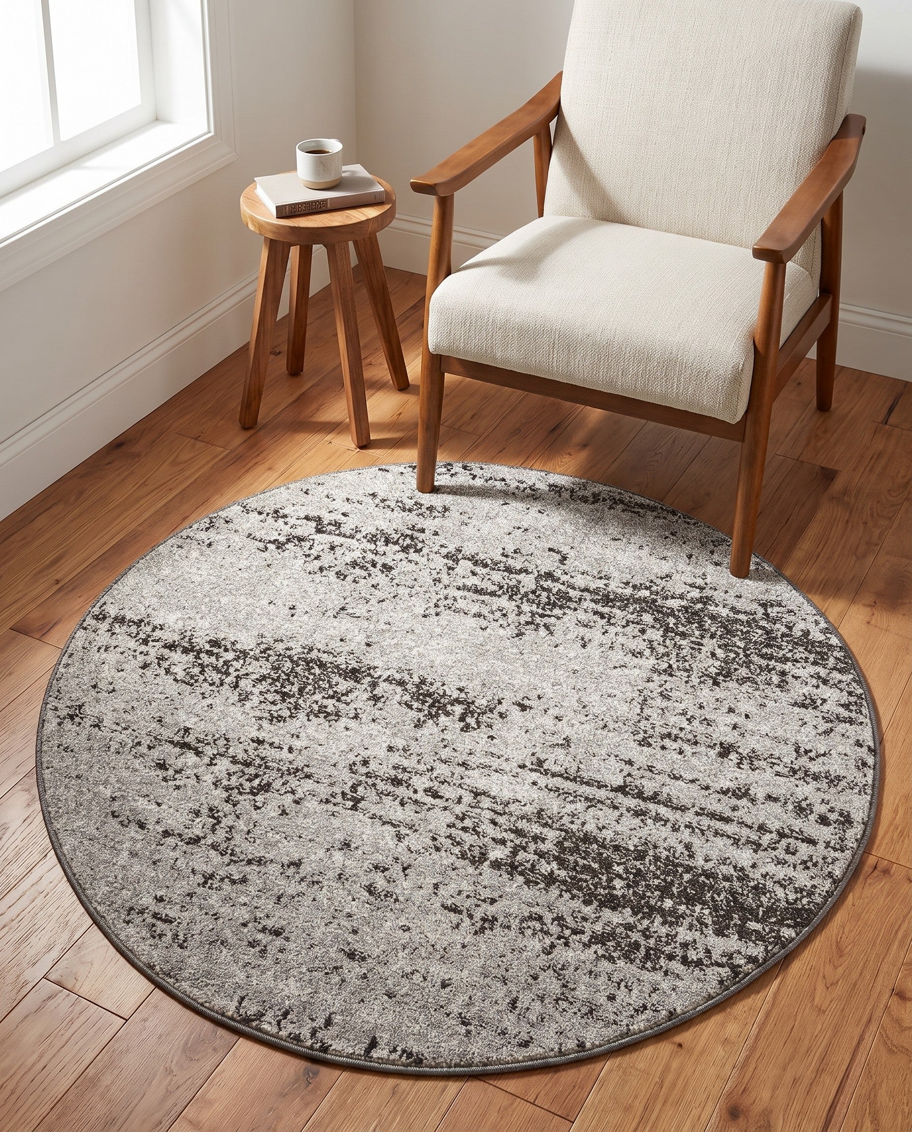 4' x 4' Angelica Round Rug