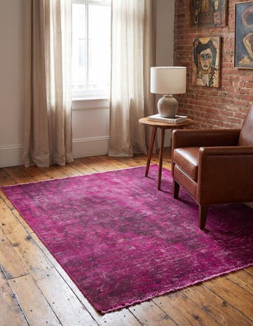 5' 1 x 6' Hand Knotted Ultra Vintage Persian Wool Rug