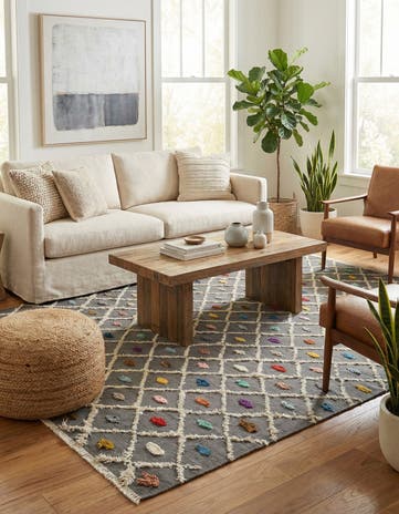 5' 3 x 7' 1 Hand Knotted Darya Wool Rug