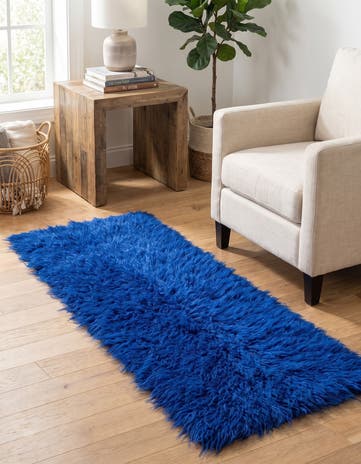 2' 1 x 4' 8 Hand Knotted Moroccan Wool Runner Rug