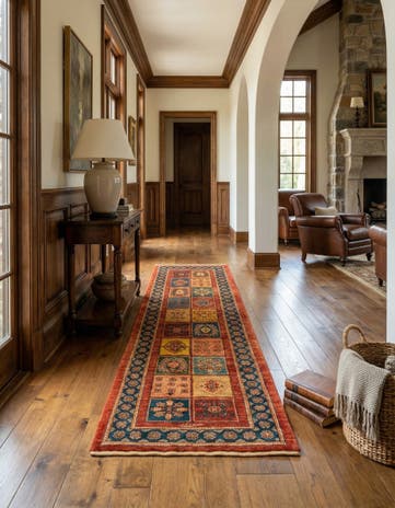 2' 4 x 6' 3 Luribaft Wool Runner Rug