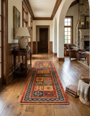 2' 4 x 6' 3 Luribaft Wool Runner Rug