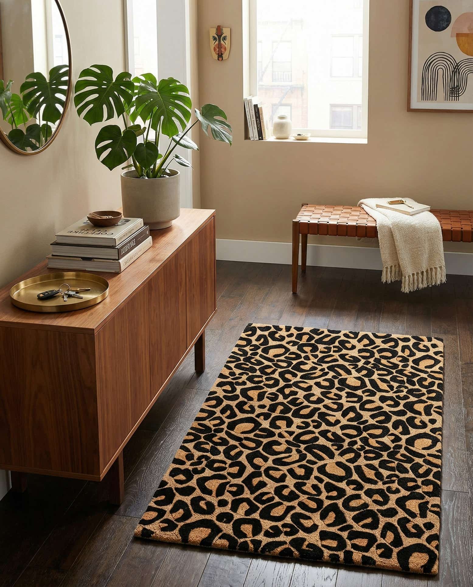 3' 1 x 5' 1 Hand Tufted Safari Wool Rug