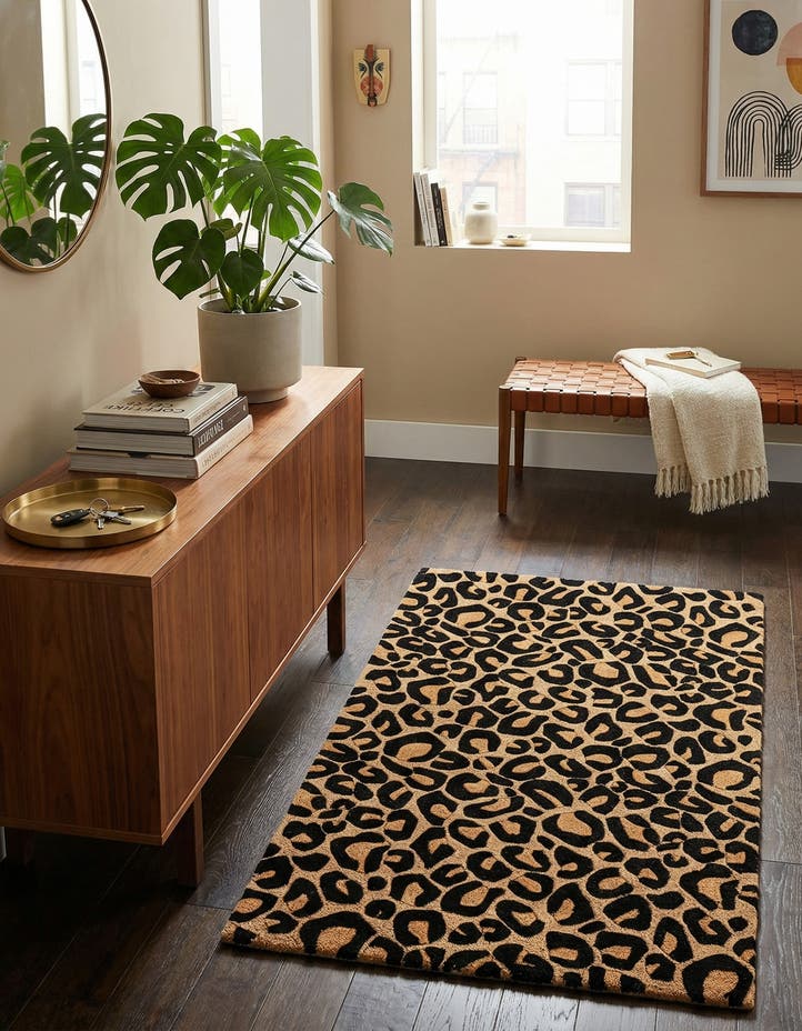 3' 1 x 5' 1 Hand Tufted Safari Wool...