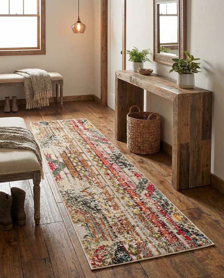 2' x 8' Easy-Clean Casablanca Indoor / Outdoor Runner Rug