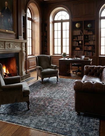 9' 7 x 12' 10 Vintage Royal Wool Rug