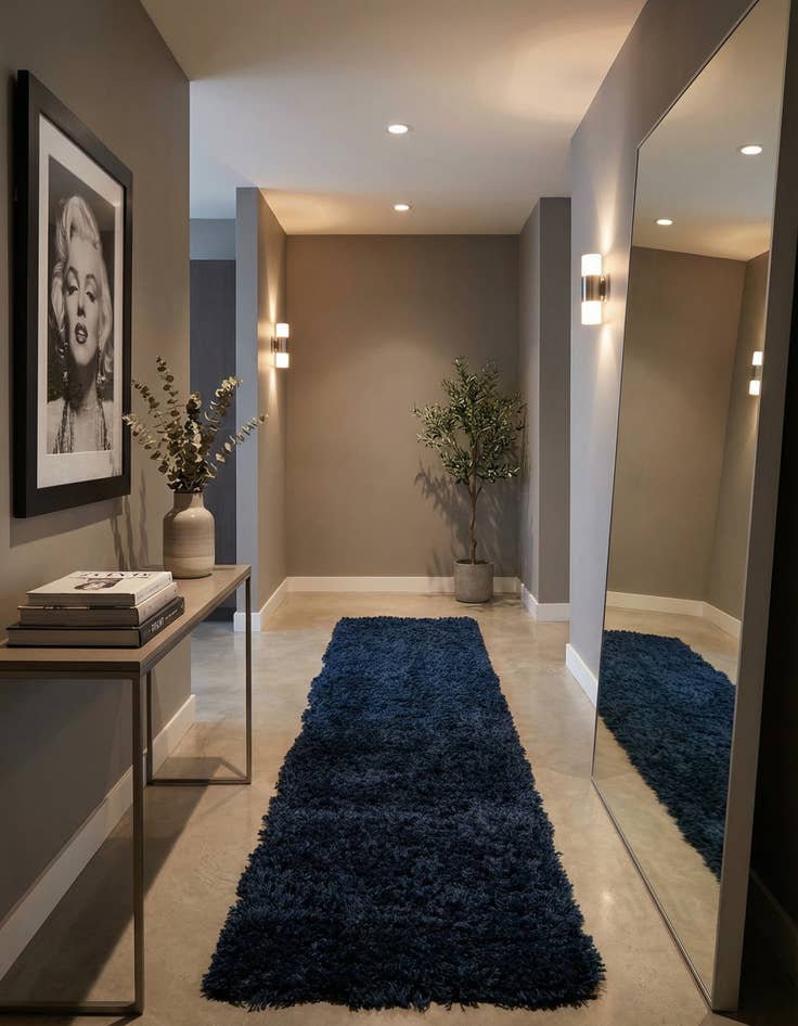 Detail image of  2' x 10' Marilyn Monroe™ Shag Runner Rug